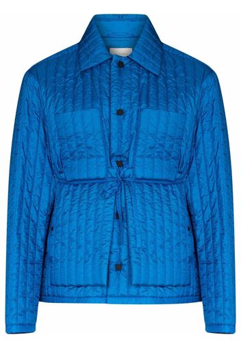 Craig Green quilted single-breasted jacket - Blu