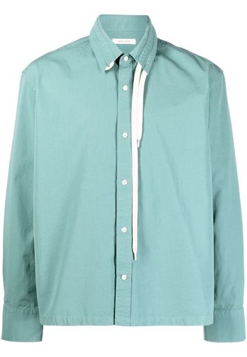 Craig Green strap-detail shirt - Blu