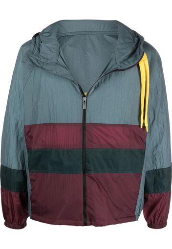 Craig Green panelled hooded lightweight jacket - Grigio