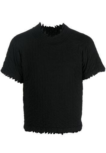 Craig Green textured short-sleeve top - Nero