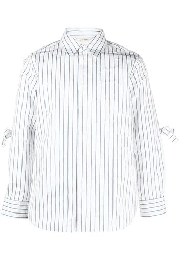 Craig Green striped long-sleeve shirt - Bianco