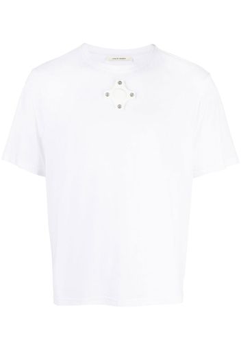 Craig Green eyelet-detail short-sleeve T-shirt - Bianco