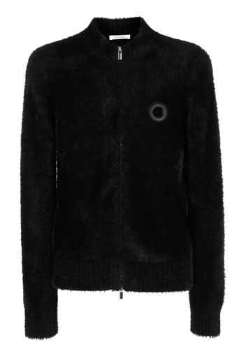 Craig Green zip-up fluffy jumper - Nero