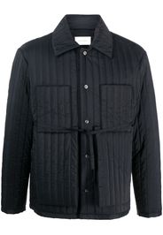 Craig Green tied-waist quilted jacket - Nero