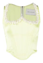 Cristina Savulescu Queen of Hearts corset top - Verde