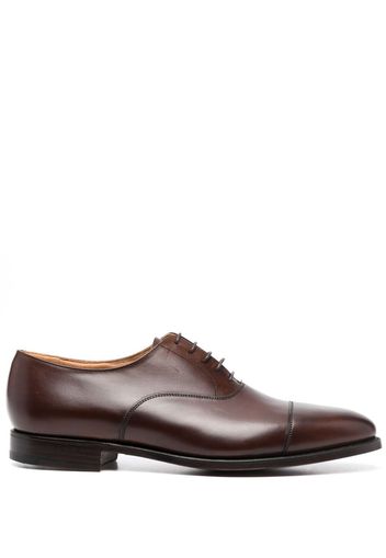 Crockett & Jones leather oxford shoes - Marrone