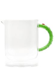 CU I SEEYOU Christmas garland-handle glass pitcher - Bianco