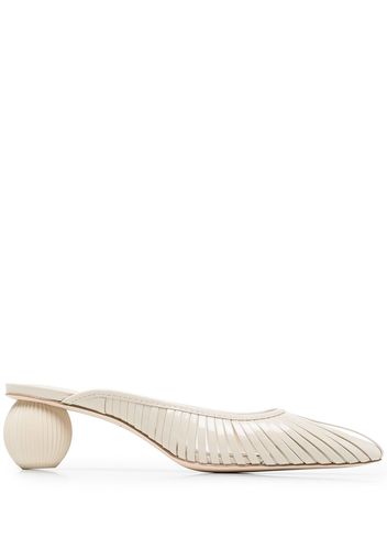 Cult Gaia Alia mule shoes - Bianco