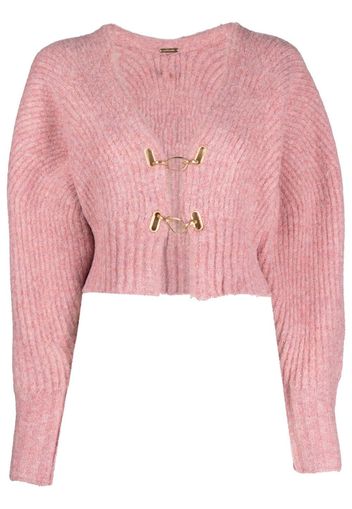 Cult Gaia Cardigan Casella crop - Rosa