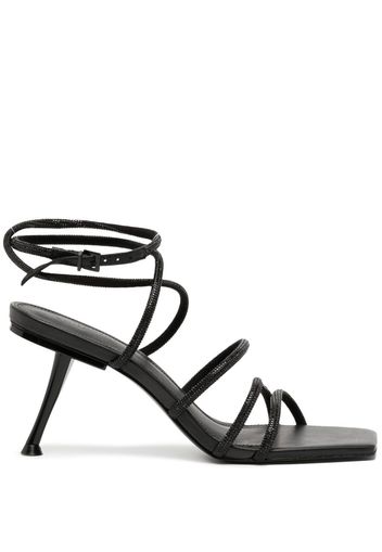 Cult Gaia Isa strappy heeled sandals - Nero