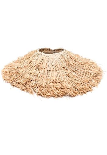 Cult Gaia fringe straw hat - Toni neutri