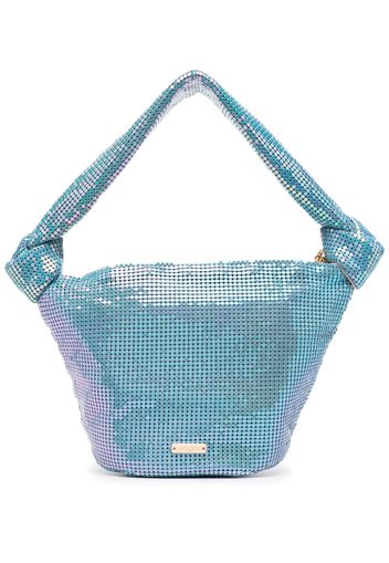 Cult Gaia Gia iridescent-effect shoulder bag - Blu