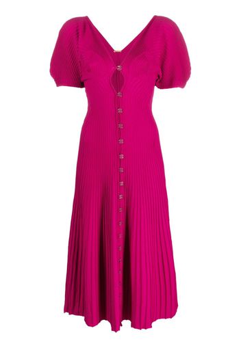 Cult Gaia Halsey short-sleeve dress - Rosa