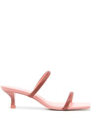 Cult Gaia rhinestone-embellishment 50mm sandals - Rosa