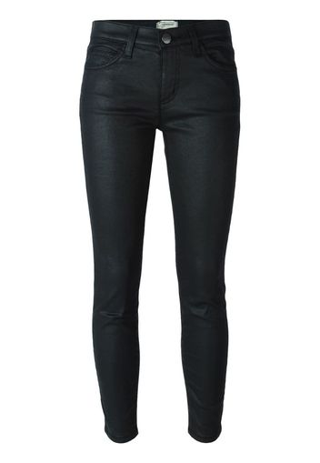 coated skinny jeans