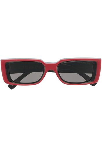 Cutler & Gross Occhiali da sole squadrati - Rosso