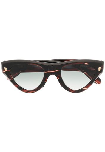 Cutler & Gross Occhiali da sole cat-eye tartarugati - Marrone