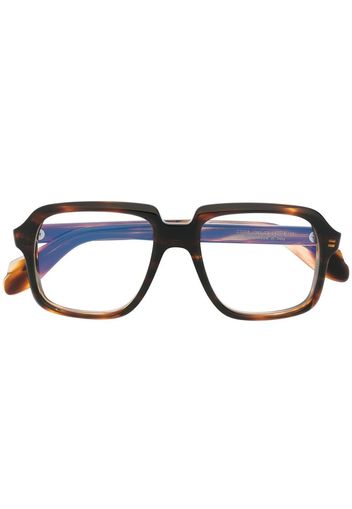 Cutler & Gross tortoiseshell-effect glasses - Marrone