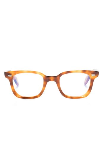 Cutler & Gross tortoiseshell square-frame glasses - Marrone