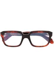 Cutler & Gross Occhiali con effetto marmorizzato - 02 RED HAVANA