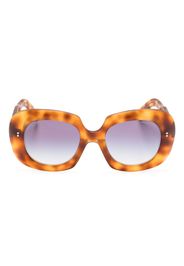 Cutler & Gross tortoiseshell square-frame sunglasses - Marrone