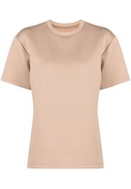 Cynthia Rowley T-shirt con maniche a spalla bassa - Marrone