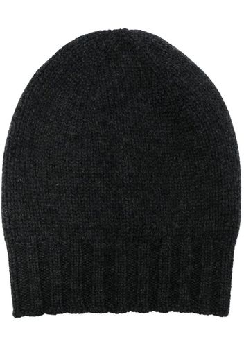 D4.0 chunky ribbed knit beanie - Grigio