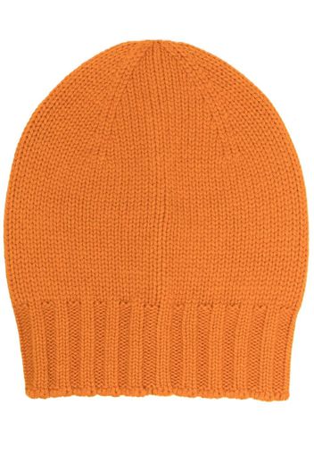 D4.0 chunky ribbed-knit beanie - Arancione