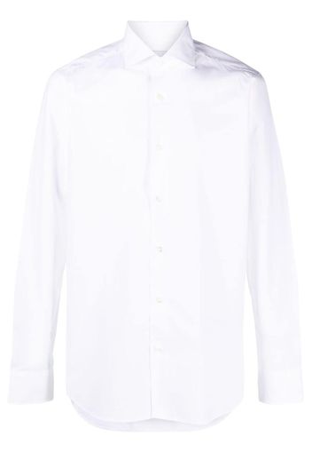 D4.0 long-sleeve cotton shirt - Bianco