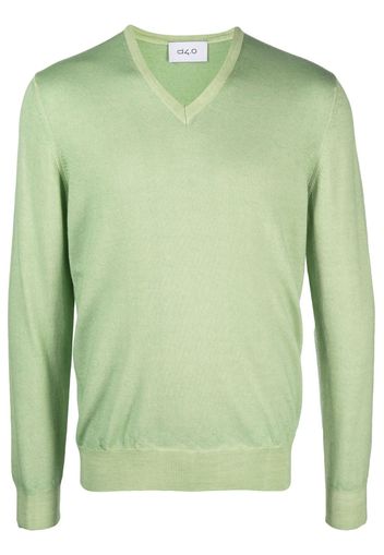 D4.0 virgin-wool crew-neck jumper - Verde