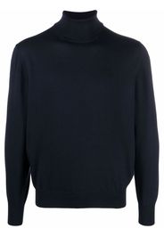 D4.0 roll neck knitted jumper - Blu