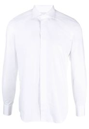D4.0 long-sleeve cotton shirt - Bianco