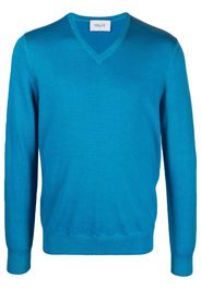 D4.0 virgin-wool crew-neck jumper - Blu