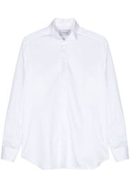 D4.0 cotton poplin shirt - Bianco
