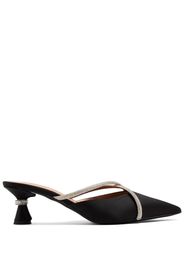 D'ACCORI Ella 50mm rhinestone-embellished mules - Nero