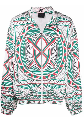 Daily Paper abstract-pattern bomber jacket - Verde