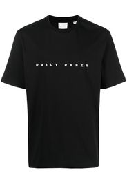 Daily Paper logo embroidered t-shirt - 4 BLACK