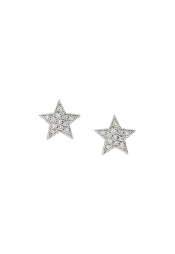 Orecchini Julianne Himiko Star in oro bianco 14kt con diamanti