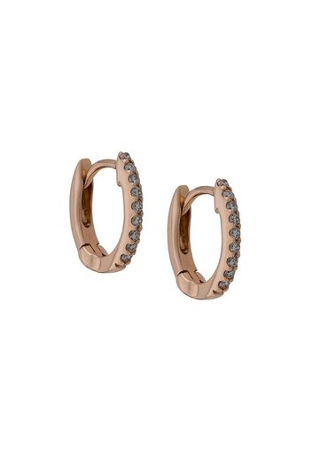 Orecchini DRD in oro rosa 14kt con diamanti