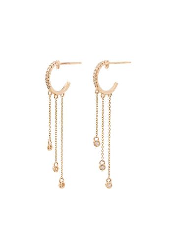 14kt yellow gold Lulu Jack diamond earrings