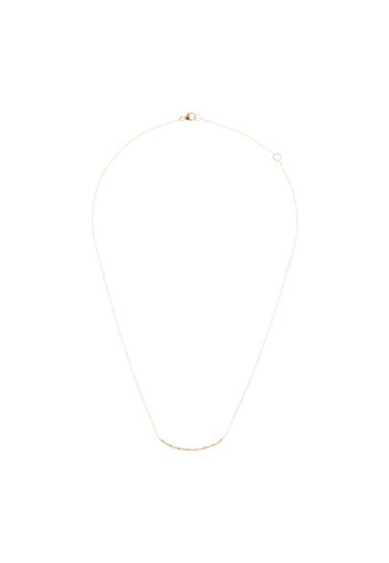 14kt baguette-cut diamond necklace