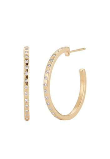 Dana Rebecca Designs Orecchini a cerchio Zoe Louise in oro 14kt con diamanti