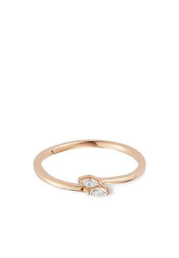 Dana Rebecca Designs 14kt rose gold Alexa Jordyn Bypass diamond ring - Rosa