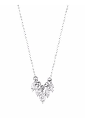 Dana Rebecca Designs 14kt white gold Sophia Ryan marquise diamond station necklace - Argento