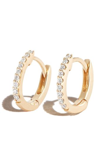 Dana Rebecca Designs DRD 14K YG PAVE DIA HUGIE ERNGS - Oro