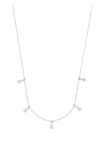 Dana Rebecca Designs 14kt rose gold Ava Bea Dew Drop Station diamond necklace - Rosa