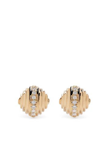 Dana Rebecca Designs 14kt yellow gold Nana Bernice diamond stud earrings - Oro