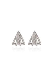 14kt white gold Sarah Leah diamond earrings