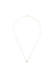 Princess 14kt yellow gold diamond necklace