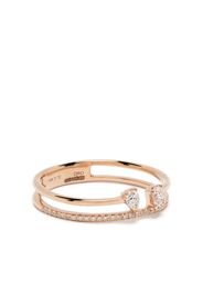 Dana Rebecca Designs 14kt rose gold Alexa Jordyn Double-Row diamond ring - Oro